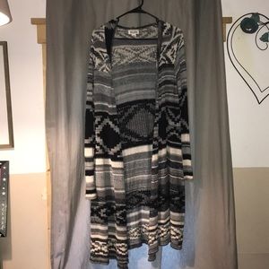 Full length cardigan